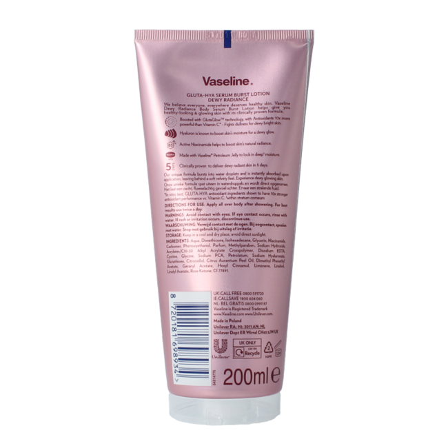 Gluta-hya dewy radiance 200 mililitros