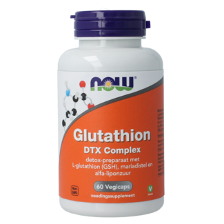 NOW Glutathione DTX complex 60 Vegetarian capsules