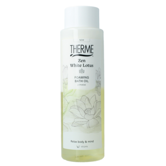 Therme Zen white lotus foaming bath oil 400 Milliliter
