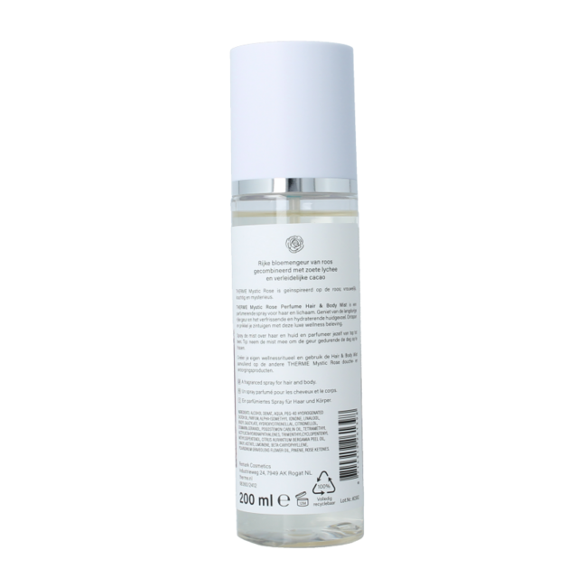Mystic rose perfume hair & body mist 200 mililitros