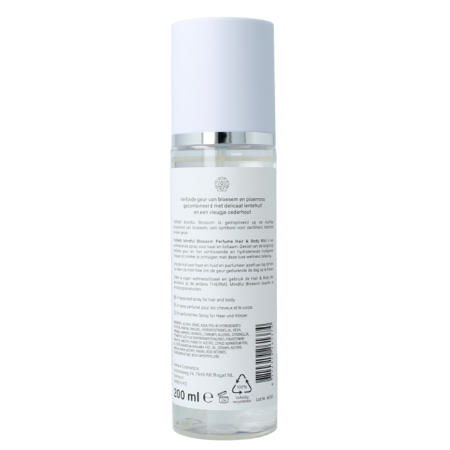 Mindful blossom perfume hair & body mist 200 mililitros