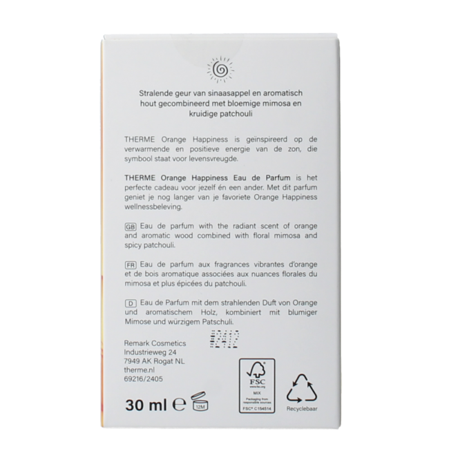 Orange happiness eau de parfum 30 Milliliter