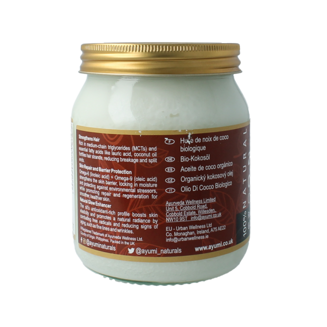 Coconut oil organic virgin 290 Gram
