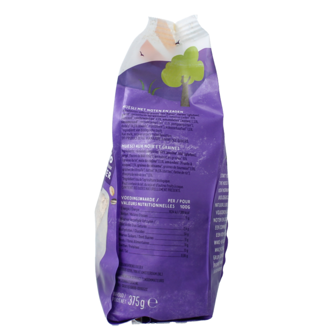 Muesli nuts seeds organic 375 Gram