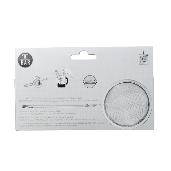 Pince à thé boule 6,5cm 1 Pièce