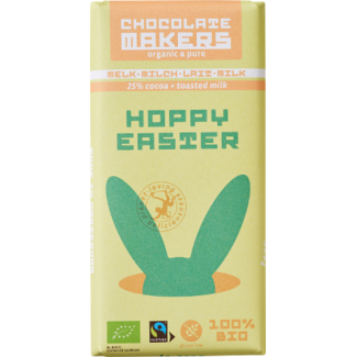 Chocolatemakers Hoppy easter milk organic 80 Gram