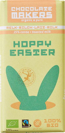 Chocolatemakers Hoppy easter latte bio 80 Grammi