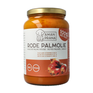 Amanprana Rode palm olie bio 1600 Milliliter