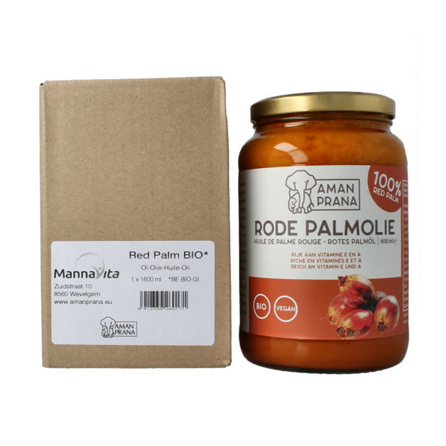 Aceite de palma roja bio 1600 mililitros