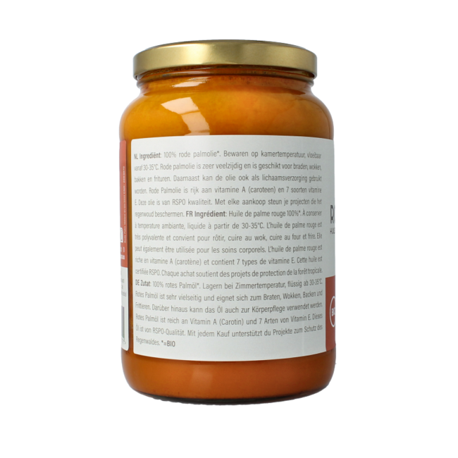 Aceite de palma rojo bio 1600 mililitros