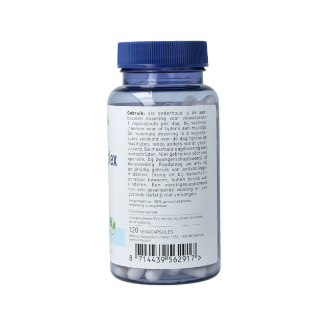 Complexe d'enzymes 120 gélules végétariennes