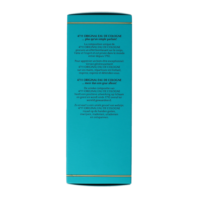 Agua de colonia frasco molanus en caja plegable 150 mililitros