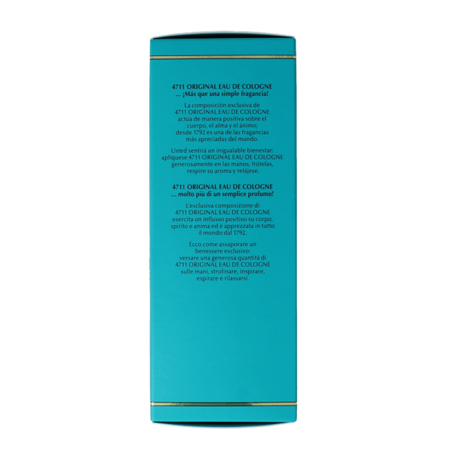 Eau de cologne flacon Molanus en étui pliant 150 Millilitres