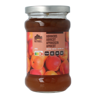 Nutribel Abrikozen confituur bio 340 Gram