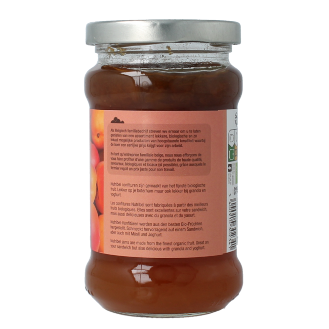 Confiture d'abricots bio 340 Grammes