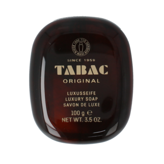 Tabac Savon Original avec porte-savon en plastique 100 Grammes