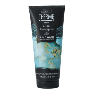 Therme Arctic eucalyptus 3-en-1 wash 200 millilitres