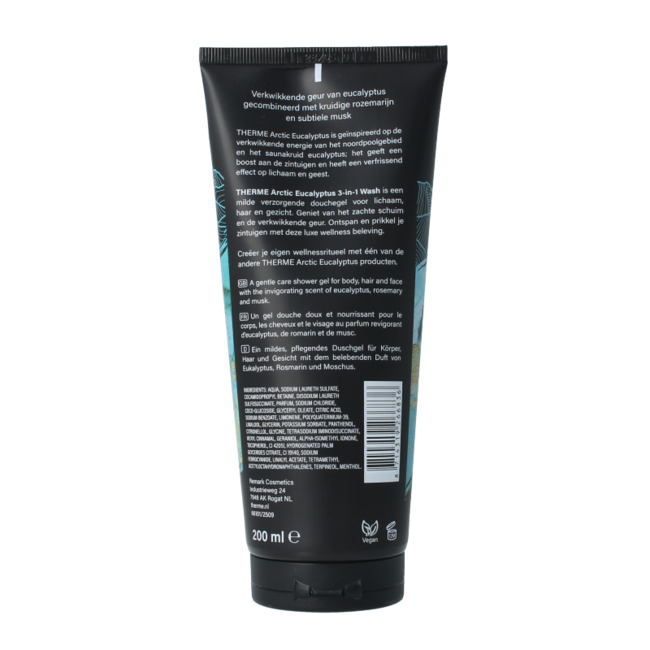 Arctic eucalyptus 3-en-1 wash 200 millilitres
