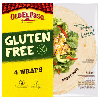 Old El Paso Wraps tortilla XL sans gluten 215 grammes