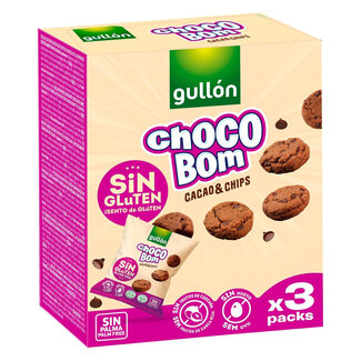 Gullon Choco bom lot de 3 sans gluten 120 grammes