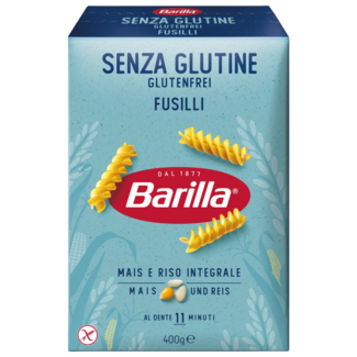 Barilla Fusilli sin gluten 400 gramos