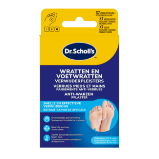 Dr. Scholl's Cerotti per la rimozione di verruche e verruche plantari 21 pezzi