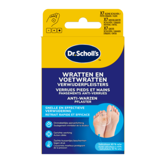 Dr. Scholl's Plastry do usuwania brodawek i kurzajek 21 sztuk