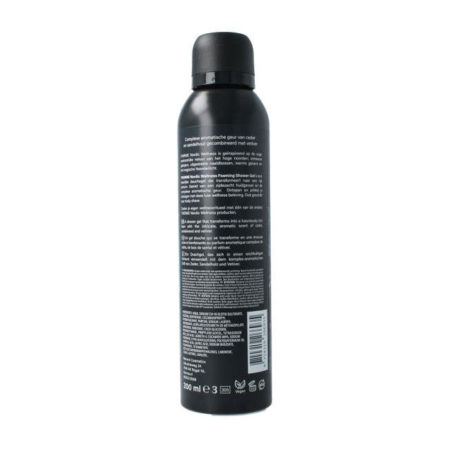 Nordic wellness gel douche moussant 200 millilitres