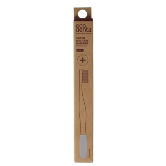 Ecodenta Brosse à dents en bambou souple 1 pièce