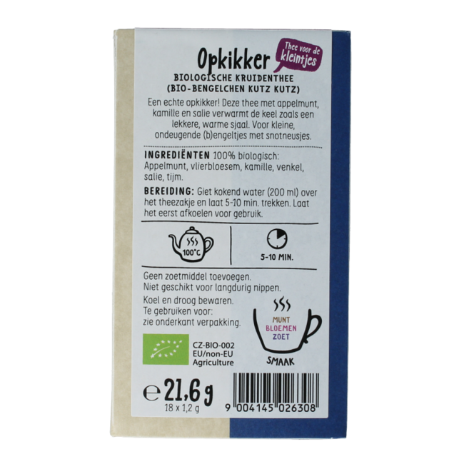 Té reconfortante para los más pequeños bio 18 bolsitas