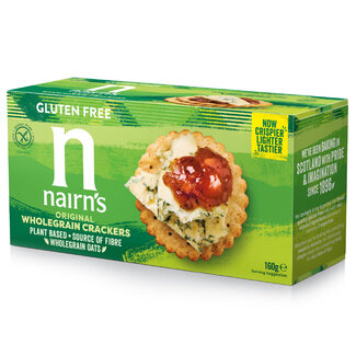 Nairns Whole grain crackers gluten-free 137 Gram