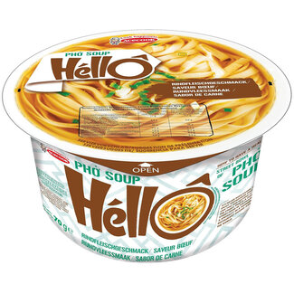 Hello Pho Soupe pho instantanée goût bœuf sans gluten 70 grammes