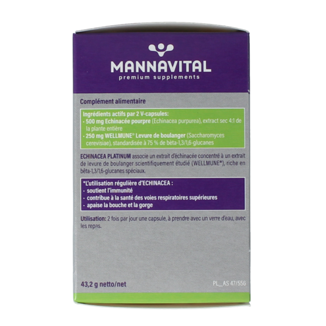 Echinacea platinum 60 Vegetarische capsules