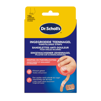 Dr. Scholl's Strisce per il sollievo dal dolore delle unghie incarnite 10 Pezzi