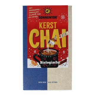 Sonnentor Té chai navideño bio 18 bolsitas