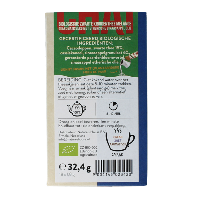 Christmas chai tea organic 18 bags