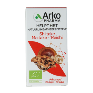 Arkocaps Reishi shiitake maitake organic 40 Capsules