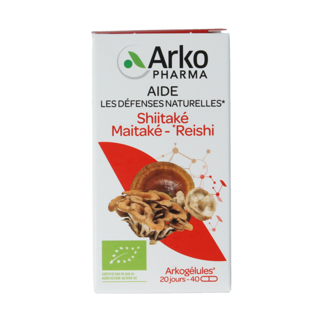 Reishi shiitake maitake organic 40 Capsules