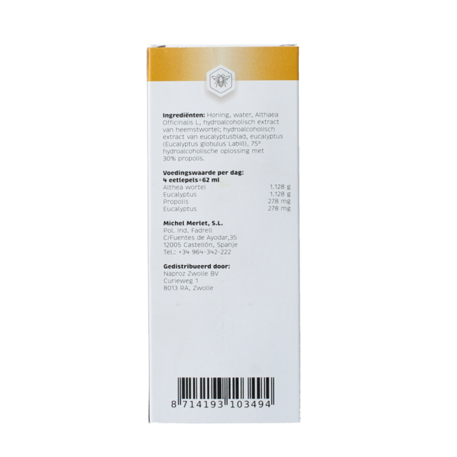 Honey propolis syrup 250 Millilitres