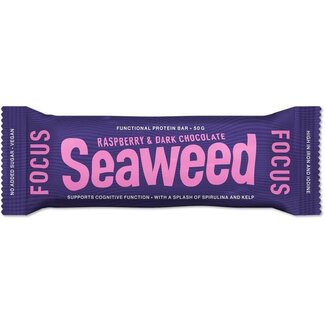 Seaweed & Friends Seaweed proteinbar focus raspberry 50 Gram