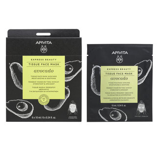 APIVITA Masque tissu visage express avocat 10 Millilitres