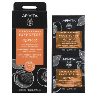 APIVITA Express face scrub apricot 8 mililitros