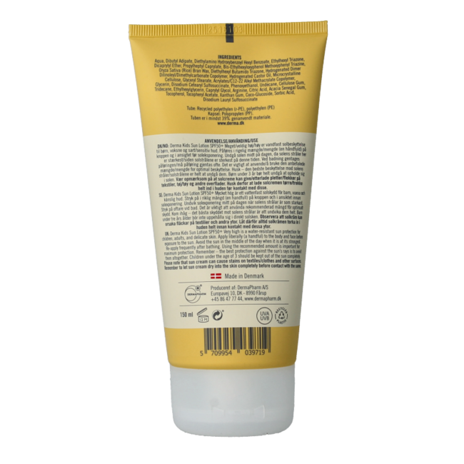 Lotion solaire enfants SPF50 150 Millilitres