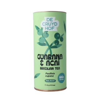 Cruydhof Guarana / acai tea 20 Pieces