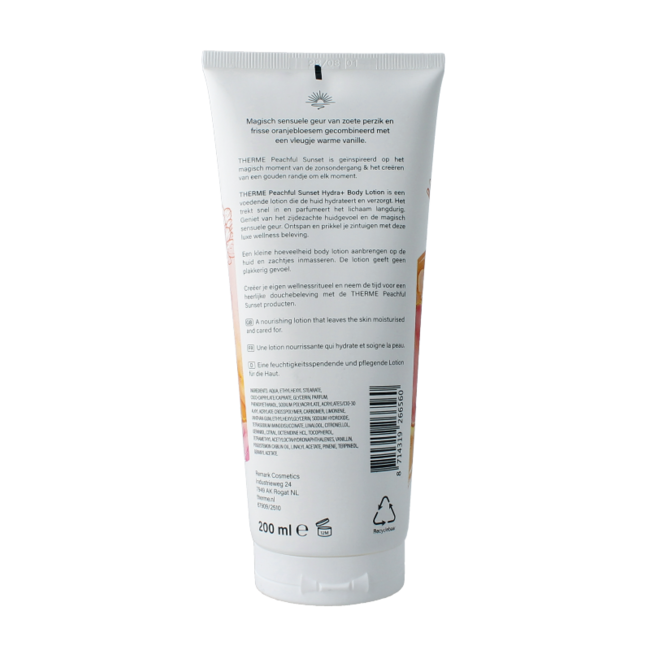 Peachful sunset hydra+ body lotion 200 Millilitre