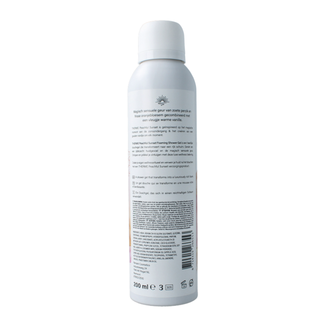 Gel douche moussant Peachful sunset 200 millilitres