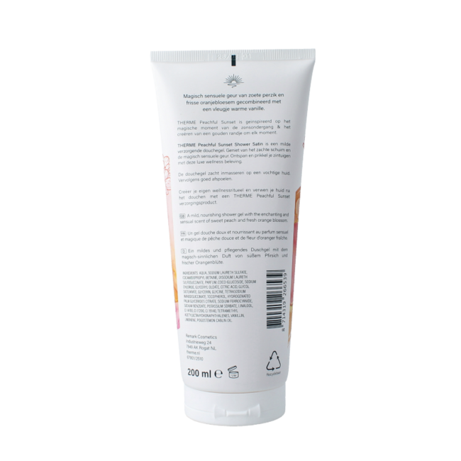 Peachful sunset shower satin 200 Milliliter