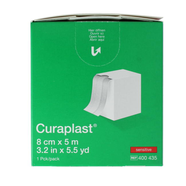 Pansement adhésif Sensitive 5 m x 8 cm 1 rouleau