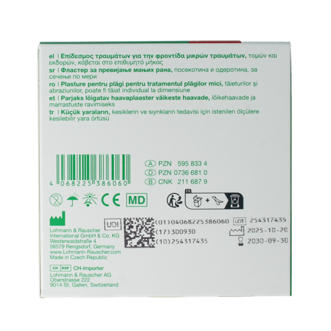 Cerotto per ferite Sensitive 5m x 8cm 1 Rotolo