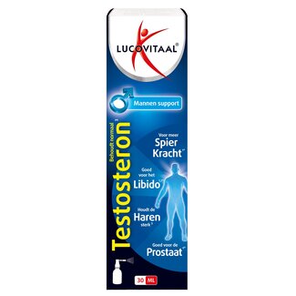 Lucovitaal Testostérone spray de soutien pour homme 30 Millilitre